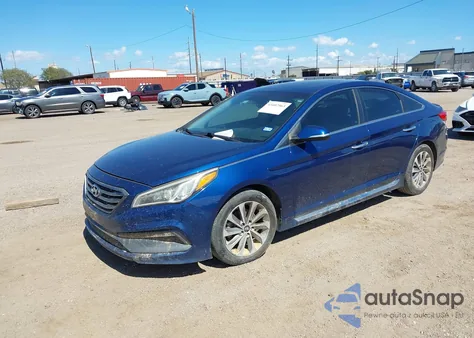 2017 Hyundai Sonata Sport z USA, uszkodzony, nr VIN 5NPE34AF1HH472455
